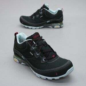 Ahnu Ladies 8.5 Sugarpine Low Top Black Vibram Waterproof Hiking Shoes Sneakers